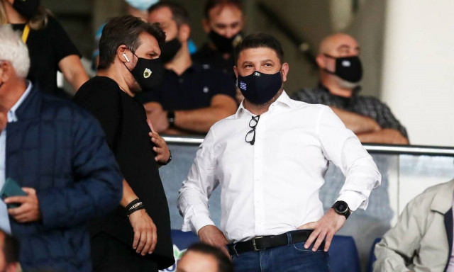 Super League: Στο ΟΑΚΑ για το ΑΕΚ – Ιωνικός οι Νίκος Χαρδαλιάς και Χρήστος Σταϊκούρας