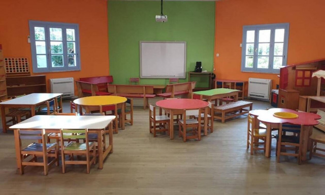 Νηπιαγωγείο-στολίδι: Ολική αναμόρφωση στον χώρο που θα υποδεχτεί τους 13 μικρούς μαθητές των Λειψών