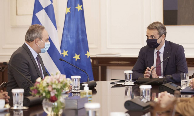 Συνάντηση Μητσοτάκη με τον νέο Γ.Γ του ΑΚΕΛ, Στέφανο Στεφάνου - Στο επίκεντρο το Κυπριακό