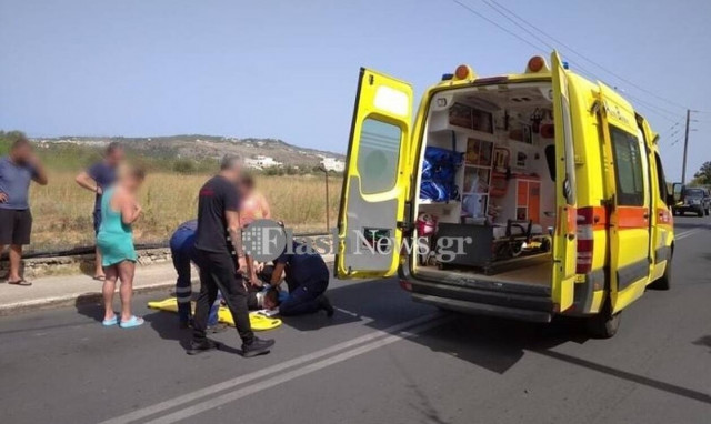 Χανιά: Σοβαρό τροχαίο με ντελιβερά (pics)