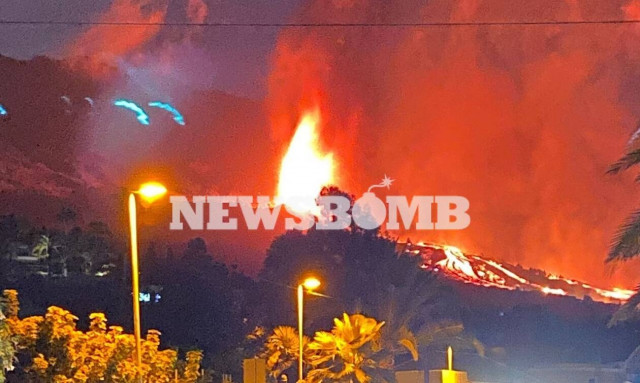 Μαρτυρία από Κανάρια Νησιά στο Newsbomb.gr: Ασταμάτητη η λάβα, δύσκολη αλλά υπό έλεγχο η κατάσταση