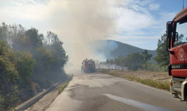 Fire in region of Megalopolis, village warned to be ready for possible evacuation