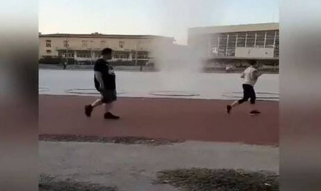 «Ανεμοστρόβιλος» χτύπησε τα ΤΕΦΑΑ στην Αθήνα – Εντυπωσιακό βίντεο