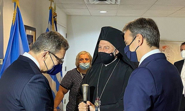 Μητσοτάκης Ελπιδοφόρος συνάντηση