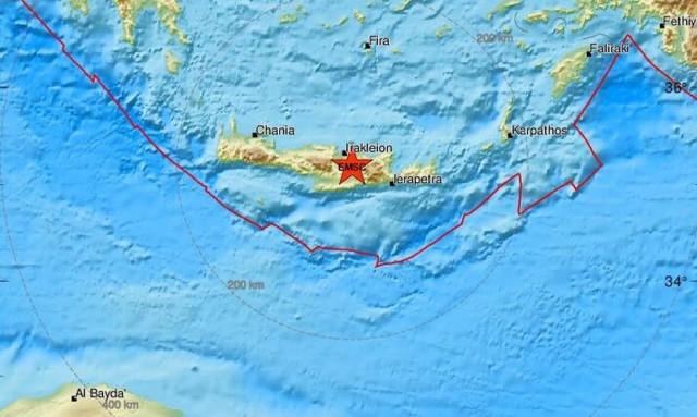 Ισχυρός μετασεισμός στο Αρκαλοχώρι - Αισθητός σε πολλές περιοχές (pics)
