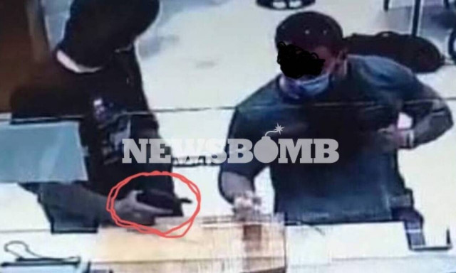 Συνελήφθη ο ληστής της τράπεζας στη Μητροπόλεως - Έφερε βαρύ οπλισμό