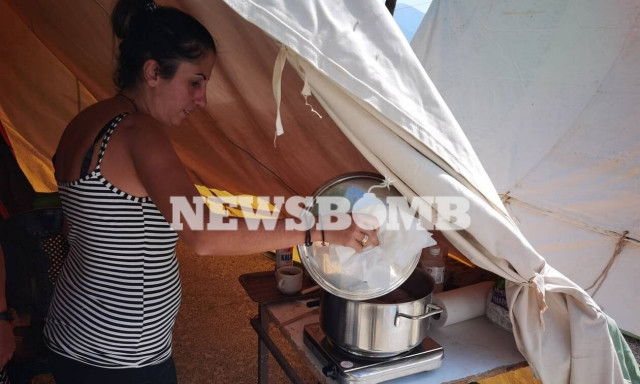 Σεισμός Κρήτη (28/9) σκηνές