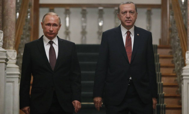 O Πούτιν και ο Ερντογάν