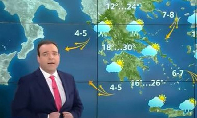 Καιρός - Μαρουσάκης: Βοριάδες και πτώση της θερμοκρασίας - Αναλυτική πρόγνωση (vid)