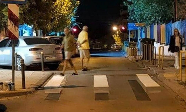 Τρισδιάστατη διάβαση πεζών στην Θεσσαλονίκη