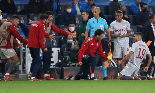 Ολυμπιακός: Ο Μασούρας κορυφαίος παίκτης της εβδομάδας στο Europa League (video)