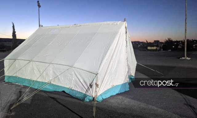 Κρήτη: Κρούσματα κορονοϊού σε σεισμόπληκτους που έμεναν σε σκηνή