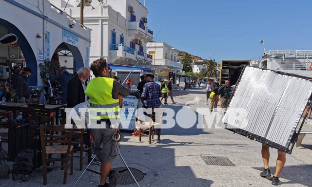 Μετά το «Απέραντο Γαλάζιο» η Αμοργός πρωταγωνιστεί ξανά στη μεγάλη οθόνη – Σκηνές από τη νέα ταινία