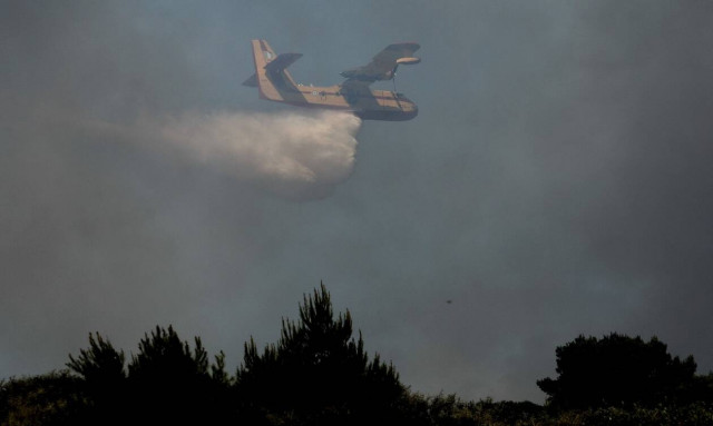 Φωτιά ΤΩΡΑ στην Αχαΐα - Καίει δασική έκταση