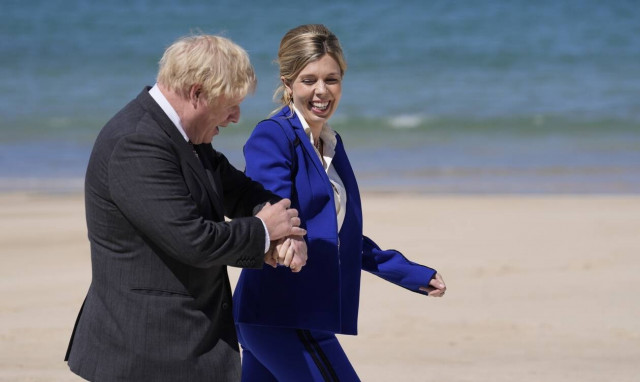 O Mπόρις Τζόνσον και η σύζυγός του Κάρι