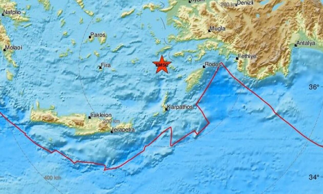 Σεισμός ΤΩΡΑ κοντά σε Τήλο και Νίσυρο (pics)