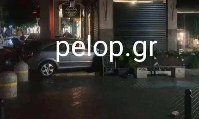 Πάτρα: Οδηγός έχασε τον έλεγχο μπήκε σε …κρεπερί