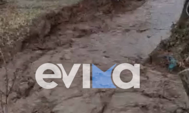 Εύβοια: Φούσκωσαν τα ρέματα με 10 λεπτά βροχής - Ανησυχία στους κατοίκους ενόψει νέας κακοκαιρίας