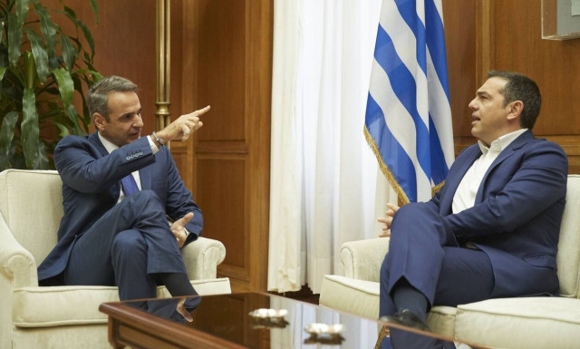 Κυριάκος Μητσοτάκης, Αλέξης Τσίπρας