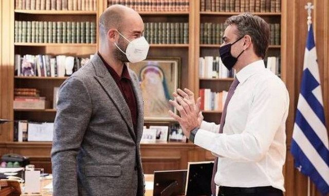 Κυριάκος Μητσοτάκης: Στο Μέγαρο Μαξίμου ο Βασίλης Σπανούλης – «Πρότυπο για χιλιάδες νέα παιδιά»