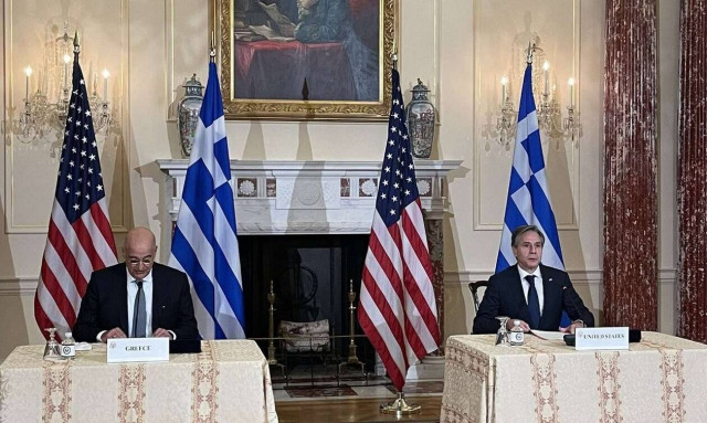 Δένδιας Μπλίνκεν αμυντική συμφωνία 