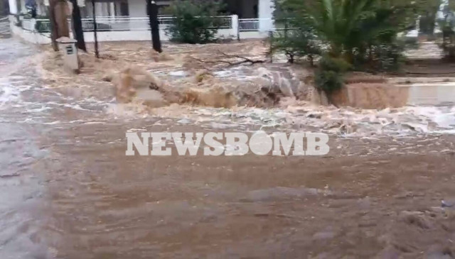 Κακοκαιρία: Σαρωτικό πέρασμα από Ιθάκη, Κρήτη, Κέρκυρα και Εύβοια - Χάος στη Θεσσαλονίκη (pics&vid)