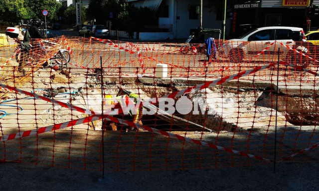 Ρεπορτάζ Newsbomb.gr: Αυτοψία στην «τάφρο» του Χαλανδρίου - Ρεκόρ... ταλαιπωρίας για τους πολίτες