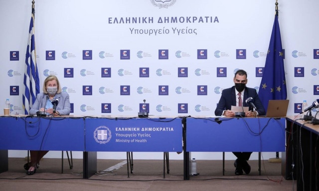 LIVE η ενημέρωση του υπουργείου Υγείας για την εμβολιαστική κάλυψη στην Ελλάδα