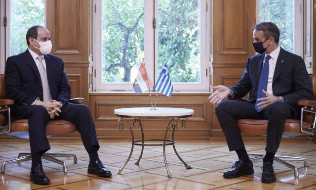 Developments in the Mediterranean and wider region dominate Mitsotakis-al Sisi meeting