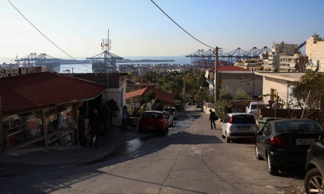 To σημείο της συμπλοκής στο Πέραμα