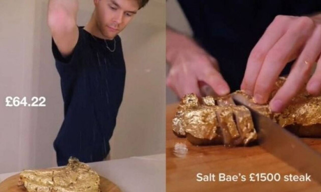 Έφτιαξε την μπριζόλα των 1.500 λιρών του Salt Bae με μόλις 65 λίρες (vid)