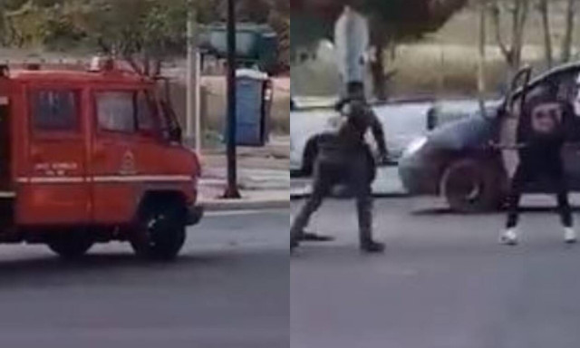 Καρέ καρέ η επίθεση στο Σχιστό