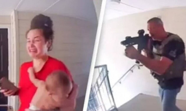 Αστυνομικοί μπήκαν σε λάθος σπίτι και σημάδευαν γυναίκα με νεογέννητο αγκαλιά