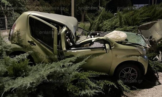 Τραγικό δυστύχημα έξω από τη Λάρισα - Νεκρός ένας άντρας