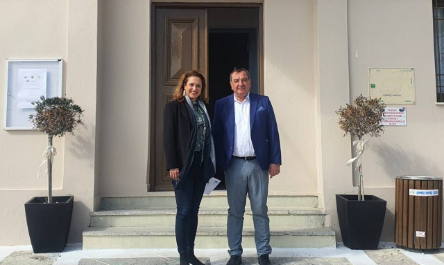 Η Γ.Γ. Τουριστικής Πολιτικής και Ανάπτυξης Βίκυ Λοΐζου επισκέφτηκε τη Σαντορίνη