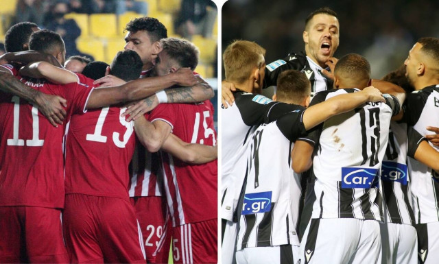 Super League: Νίκες πριν την Ευρώπη πέτυχαν Ολυμπιακός και ΠΑΟΚ - Τα highlights κι η βαθμολογία