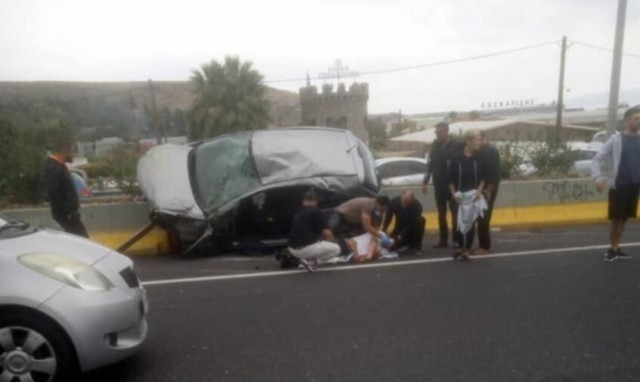 Σφοδρό τροχαίο στον ΒΟΑΚ – Διασωληνωμένος ο οδηγός