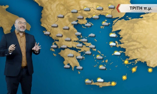 Καιρός - Αρναούτογλου: Επιδείνωση του καιρού την Τρίτη - Καταιγίδες και στην Αττική (vid)