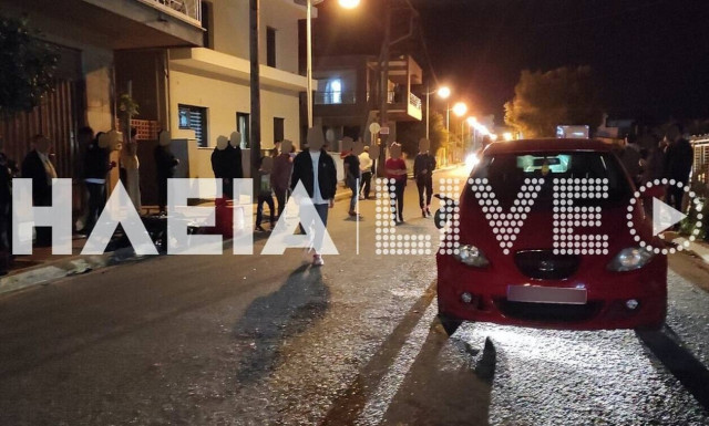 Ηλεία: Σοβαρό τροχαίο με αυτοκίνητο που παρέσυρε ντιλιβερά (pics)