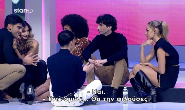 GNTM: Επική γκάφα του Θάνου – Αποκάλυψε τη σχέση της Όλγας στο παιχνίδι; (vid)