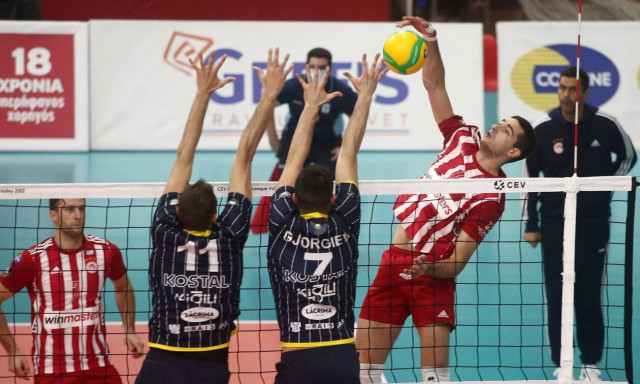 Βόλεϊ: Έσβησε το όνειρο του Champions League – Συνεχίζει στο CEV Cup ο Ολυμπιακός (video)