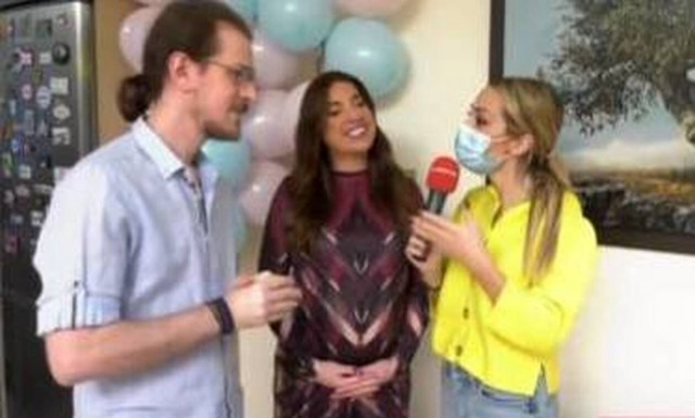 Μελίνα Μακρή: Έμαθε ζωντανά σε εκπομπή το φύλο του μωρού της (vid)