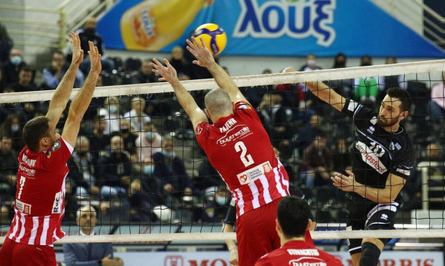 Volley League: Επιστροφή με ντέρμπι Ολυμπιακός – ΠΑΟΚ – Το πρόγραμμα της 4ης αγωνιστικής
