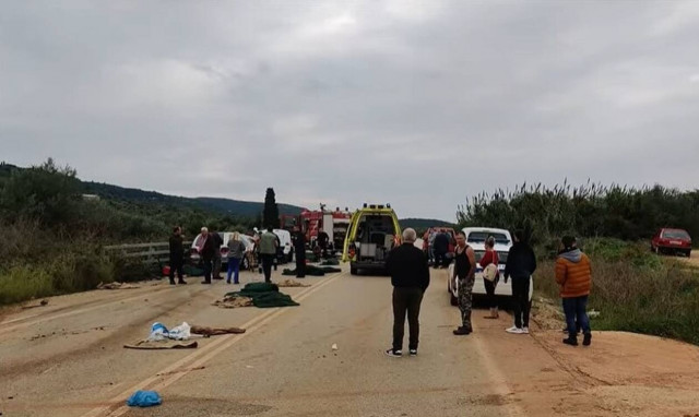 Τραγωδία στη Μεσσηνία: Θανατηφόρο τροχαίο μετά από σύγκρουση νεκροφόρας με ΙΧ όχημα