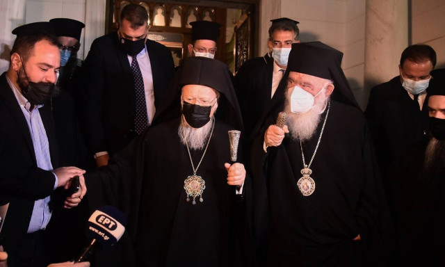 Συνάντηση Βαρθολομαίου - Ιερώνυμου: «Ήμασταν, είμαστε και θα είμαστε πάντα ενωμένοι»