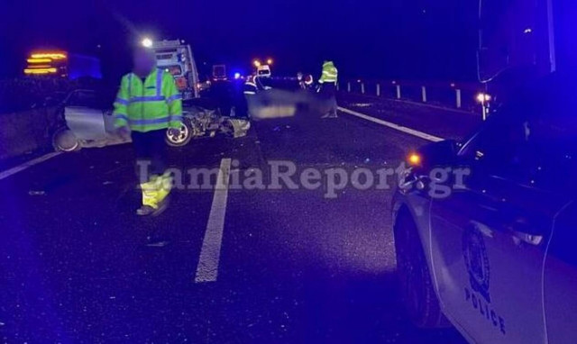 Τραγωδία στη Φθιώτιδα: Θανατηφόρο τροχαίο στην Εθνική Οδό