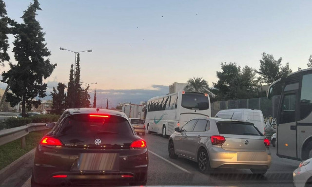 Κίνηση: Μποτιλιάρισμα στον Κηφισό - Πού υπάρχουν καθυστερήσεις