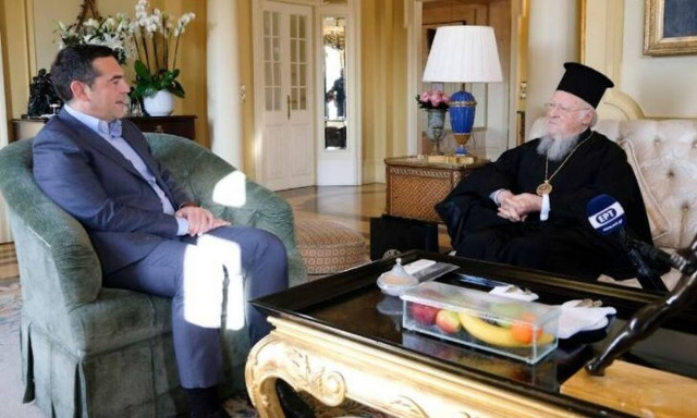 Τσίπρας σε Βαρθολομαίο: Να υπερασπιστούμε την επιστήμη και τη ζωή, με μήνυμα για τον εμβολιασμό