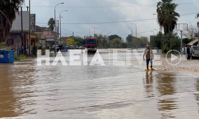 Κακοκαιρία: Κόπηκε στα δύο η Ηλεία, ανεμοστρόβιλος στη Ζάκυνθο, κατολισθήσεις στη Ναύπακτο