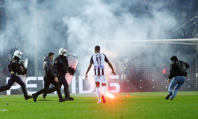 επεισόδια ΠΑΟΚ - Άρης